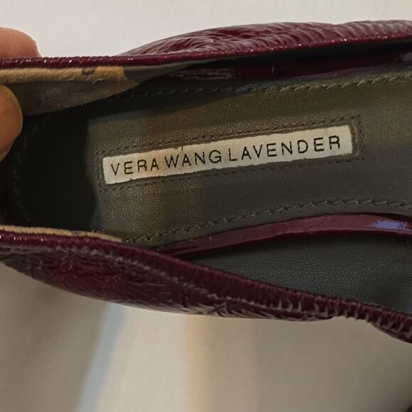 Vera wang lillian-claret patent size 7 m - Picture 3 of 8